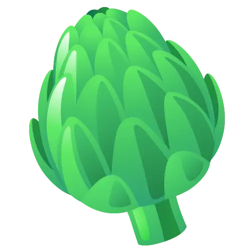 Green Artichoke Illustration