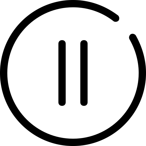 Circular Pause Icon