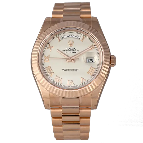 Golden Wristwatch with Classic Design