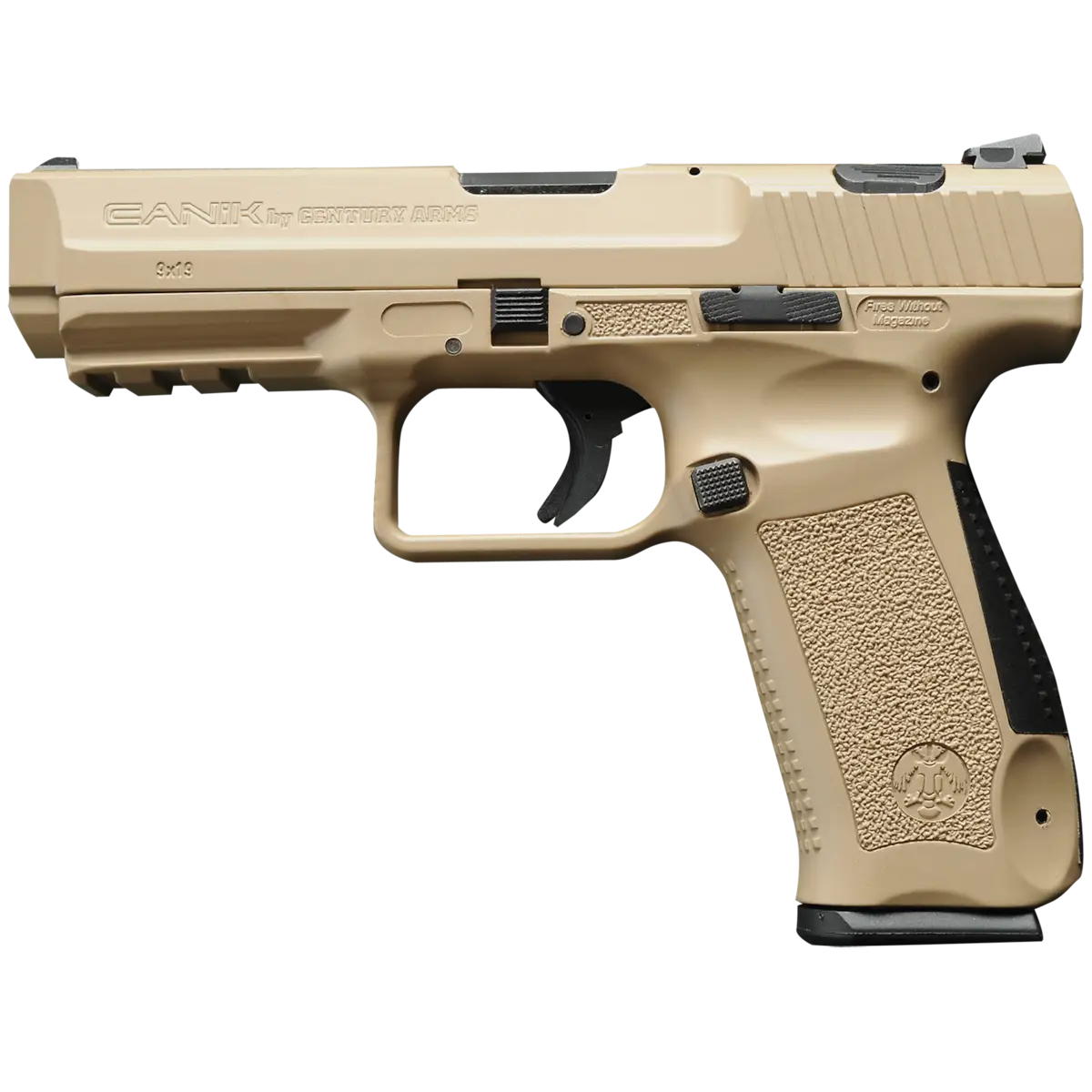 Beige Tactical Handgun for Safety