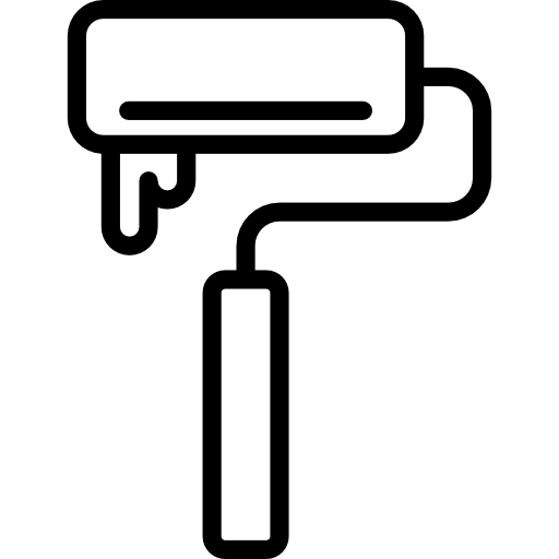 Paint Roller Icon Design