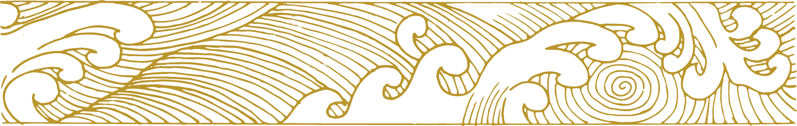 Golden Wave Pattern Design