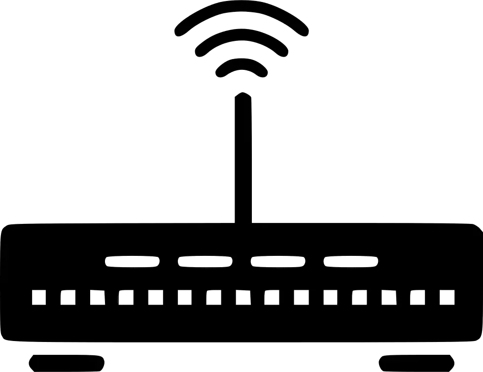 Wi-Fi Router Icon for Network and Connectivity