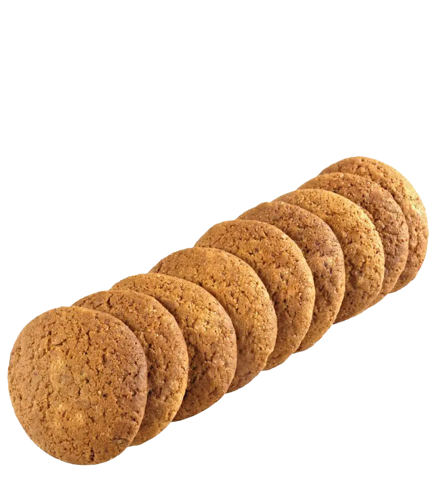 Baked Cookies in a Row