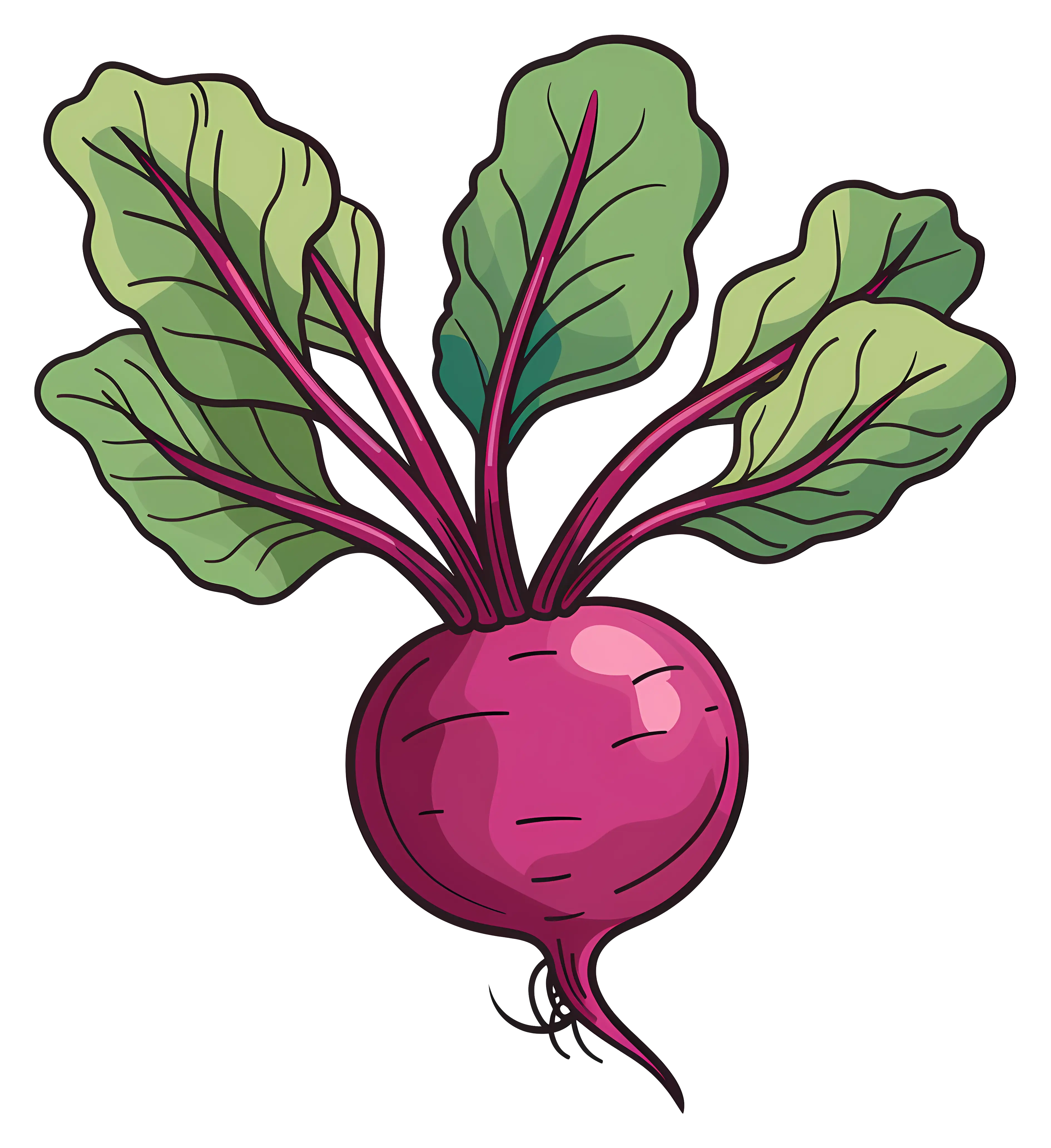 Fresh Beetroot with Leaves