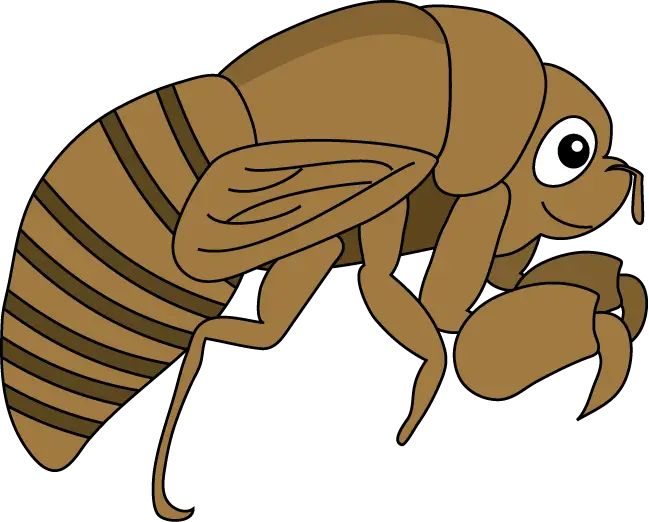 Cute Cartoon Insect with Antenna