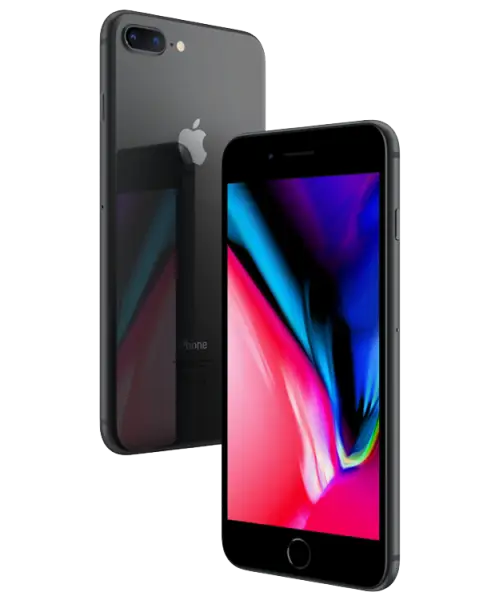 Black Smartphone with Vibrant Display