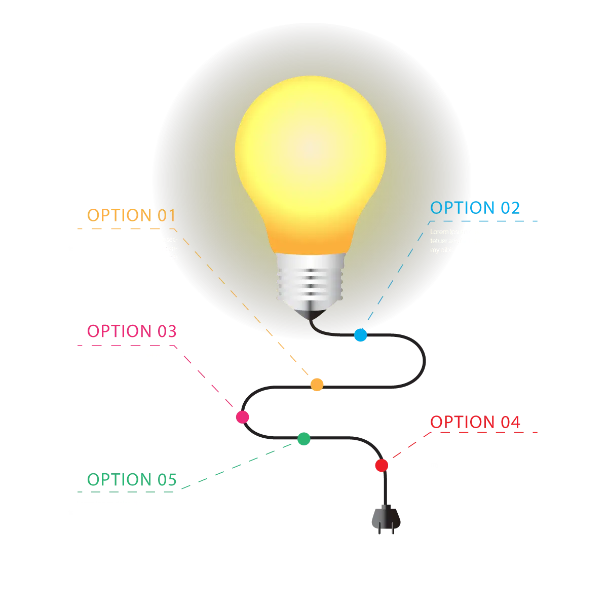 Light Bulb with Options