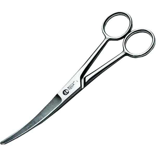 Curved Metal Scissors