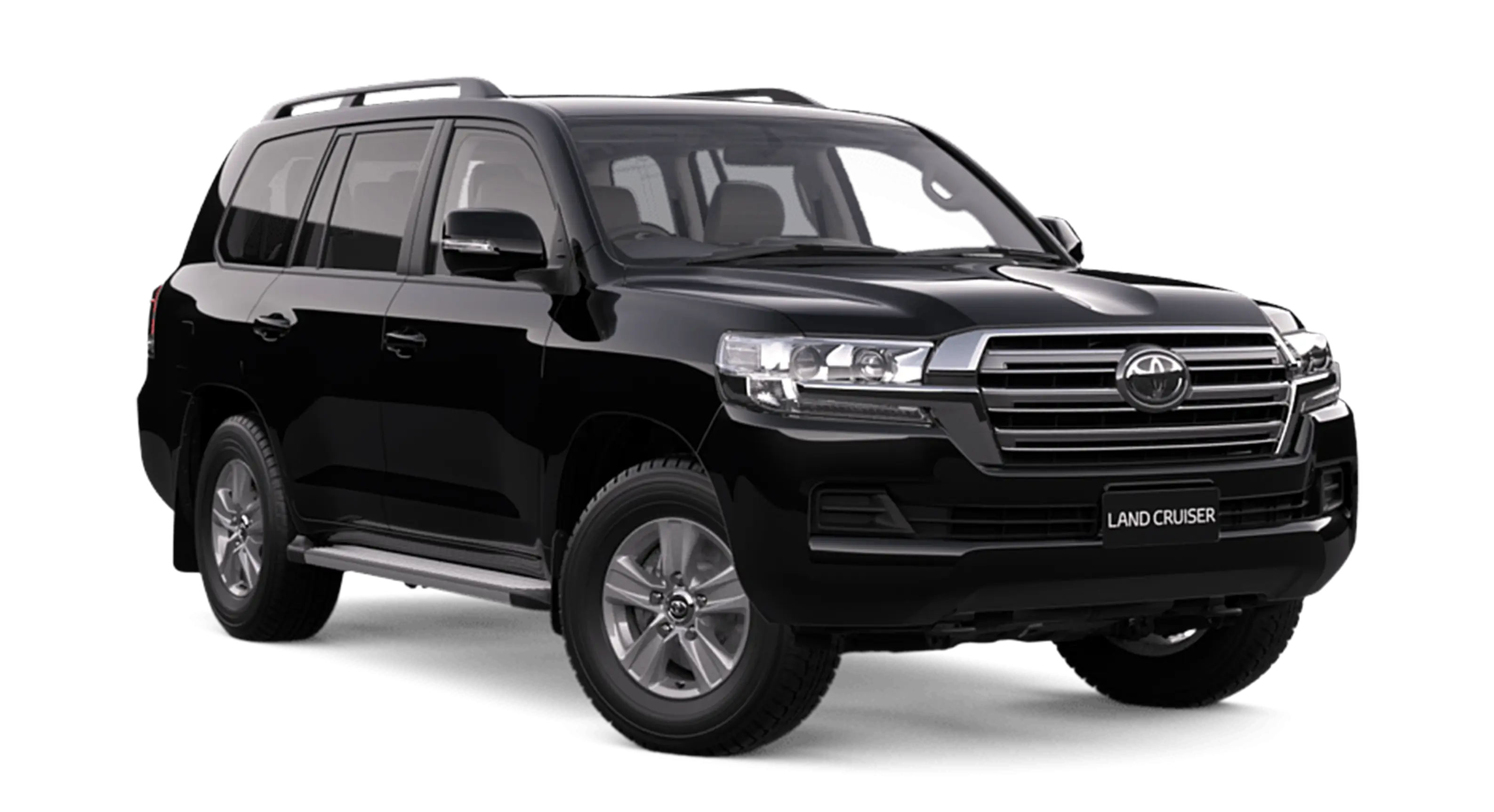 Black Toyota Land Cruiser SUV
