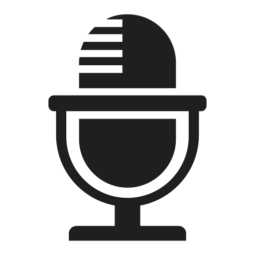 Black Microphone Icon