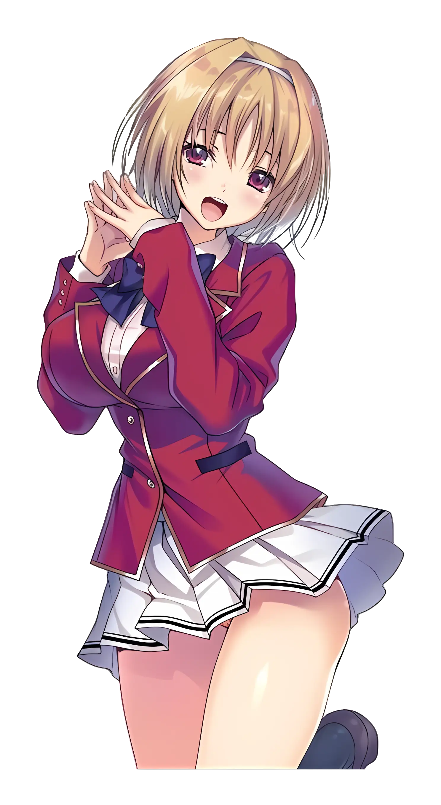 Anime Girl in School Uniform