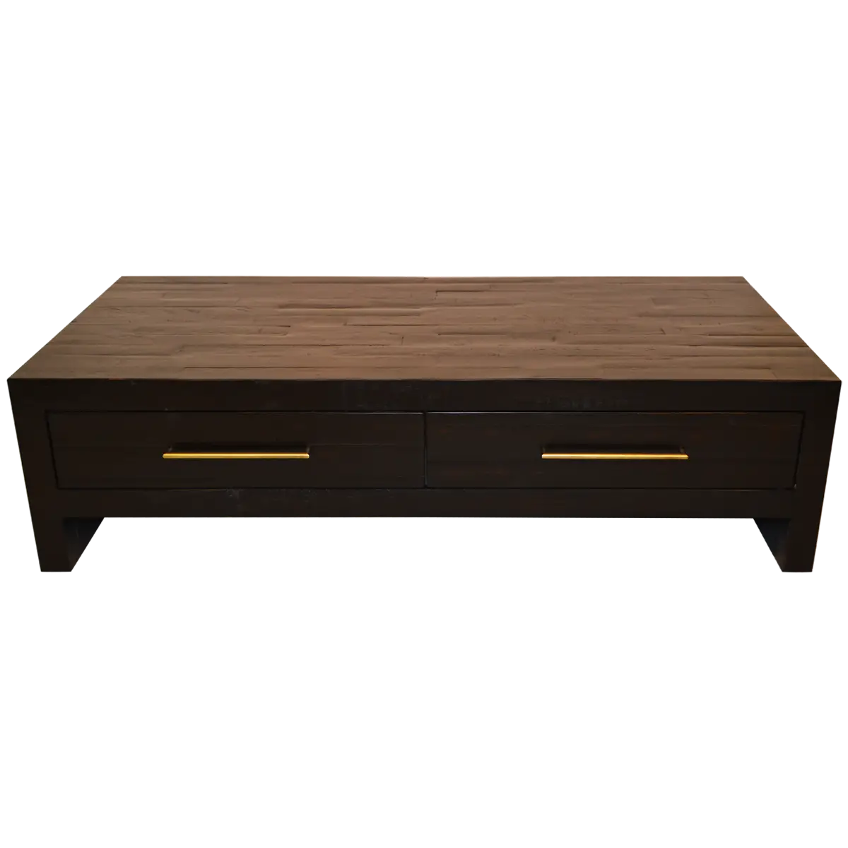 Modern Wooden Coffee Table with Drawers