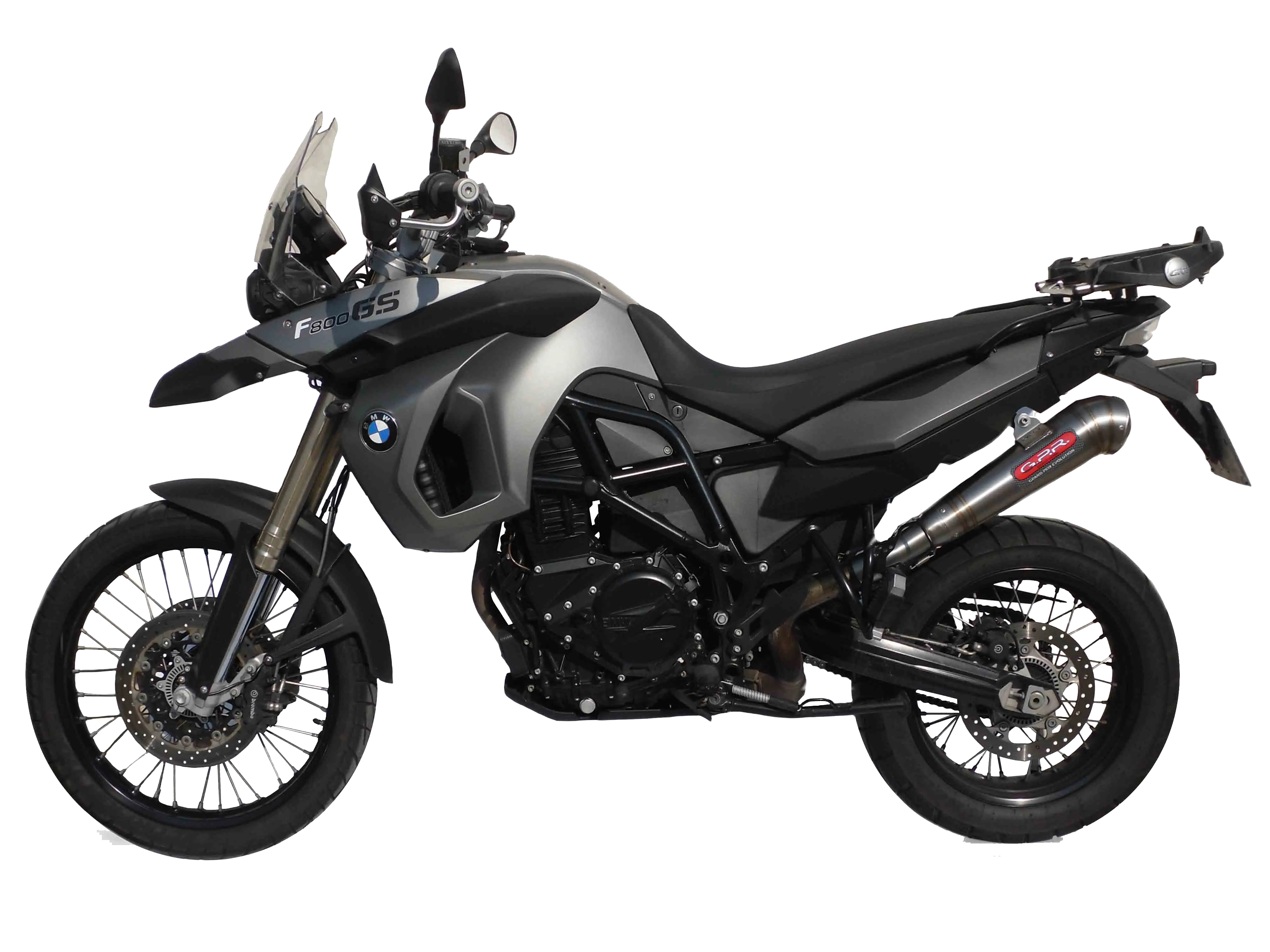 Black Adventure Motorcycle