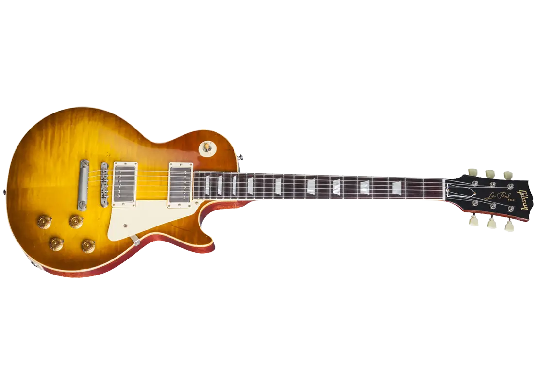 Yellow and Black Electric Guitar Design