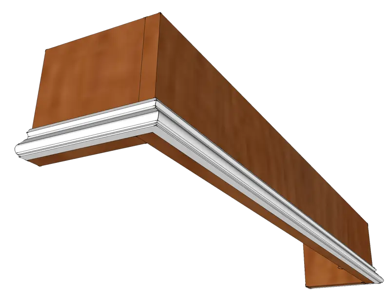 Wooden Cornice for Home Decor