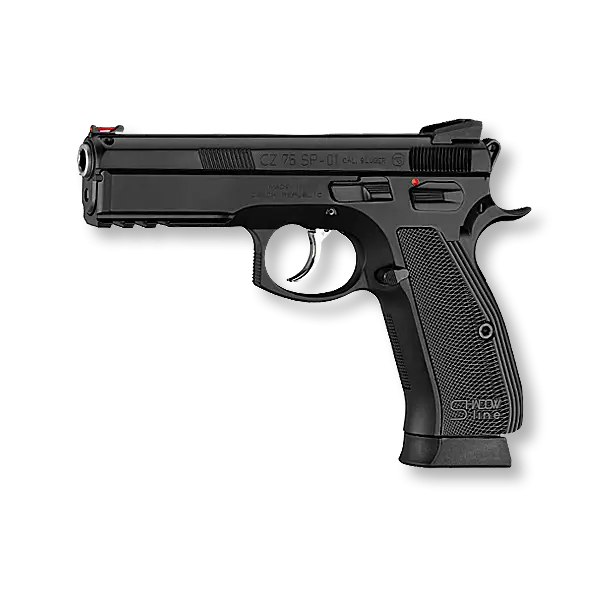 Black Handgun Side View