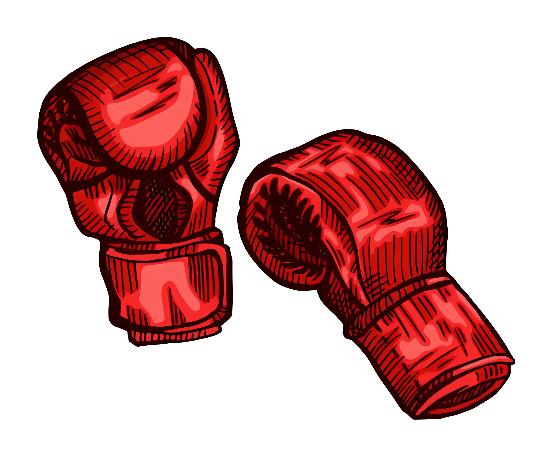 Red Boxing Gloves for Training
