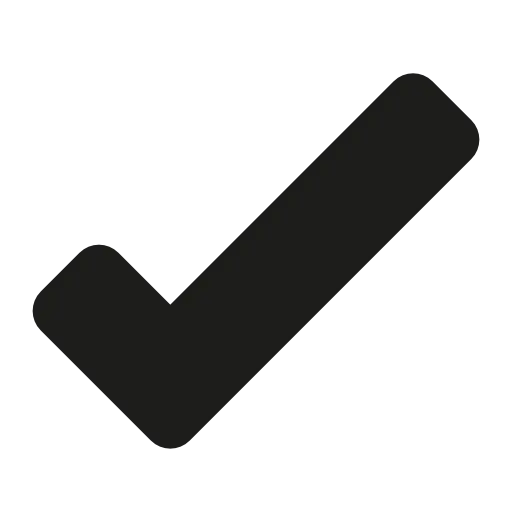 Black Checkmark Symbol