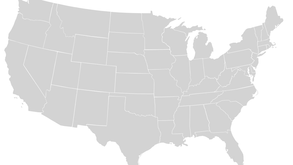 Map of the United States