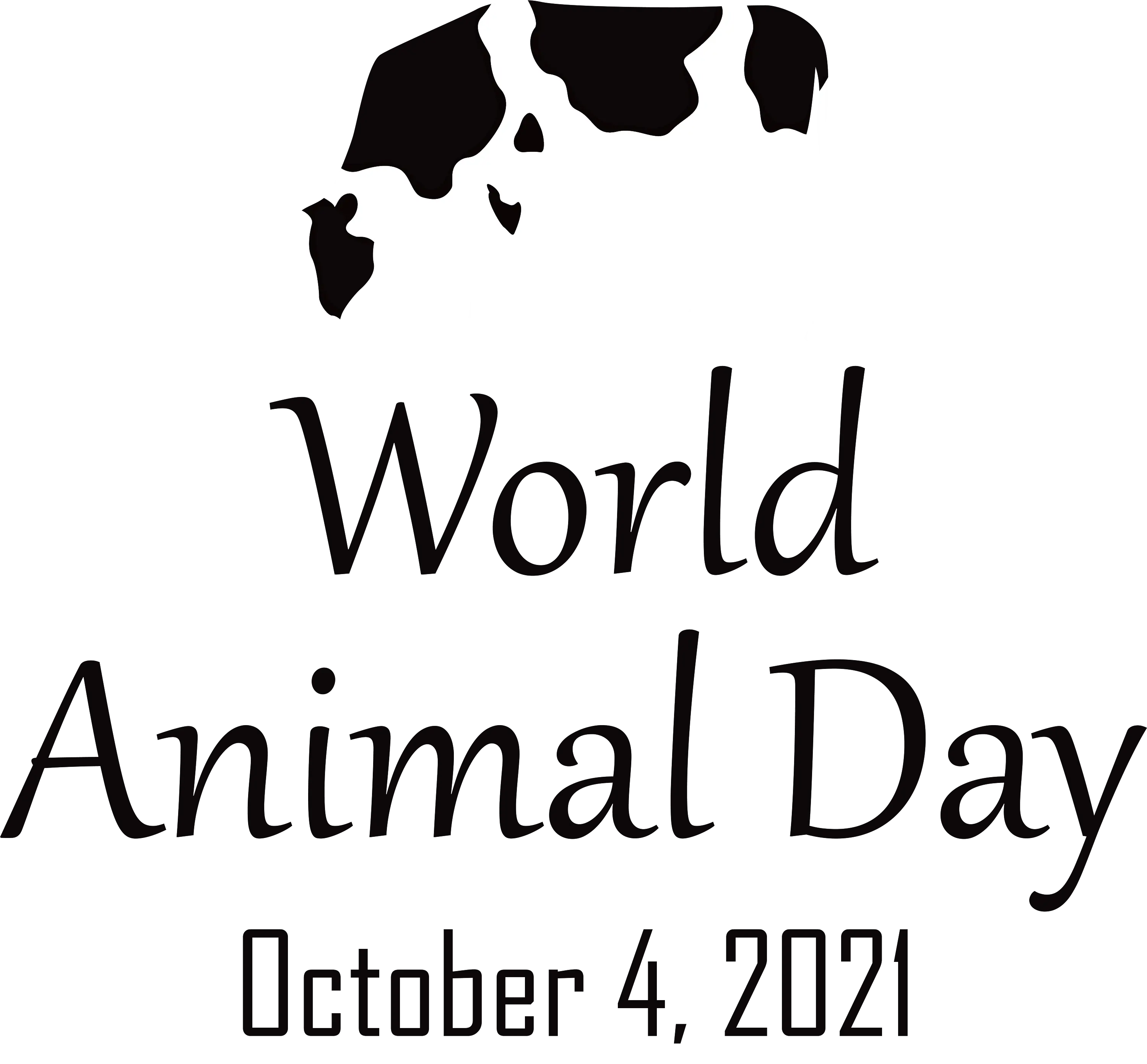 World Animal Day Design Graphic