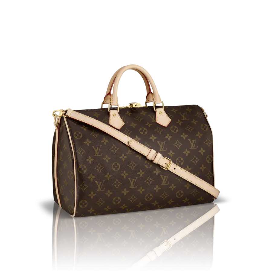 Luxury Designer Handbag with Monogram Pattern