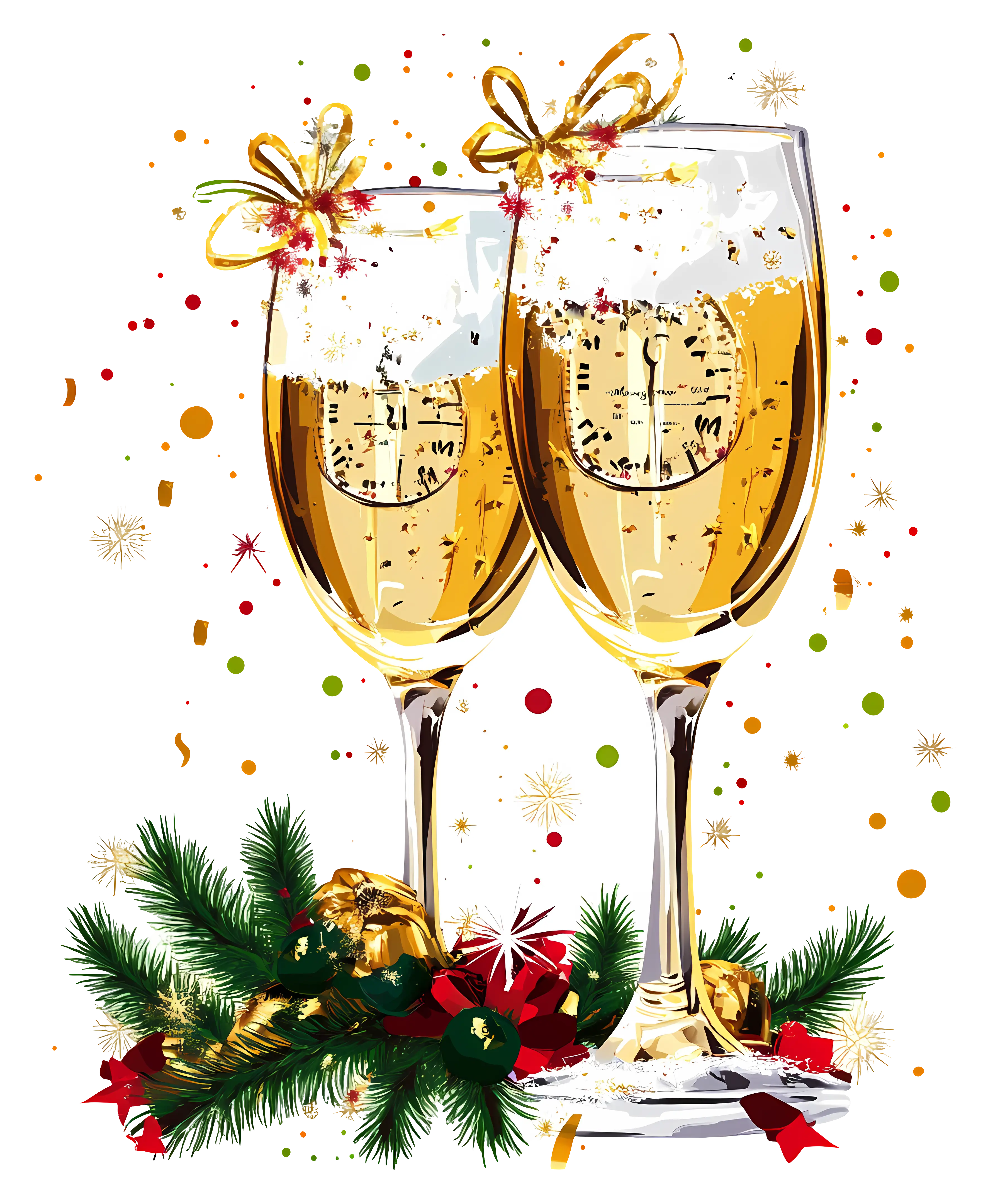 Champagne Glasses for Celebration