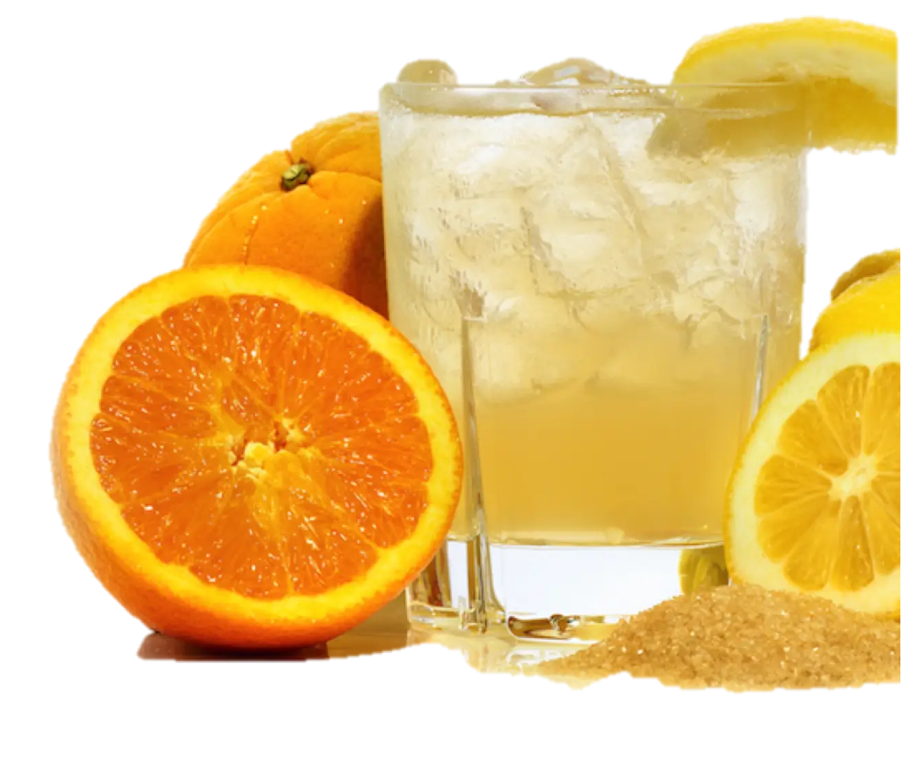 Refreshing Citrus Drink with Orange and Lemon