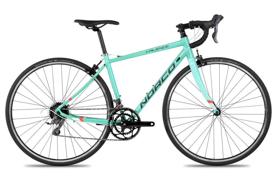 Turquoise Road Bike with Streamlined Design