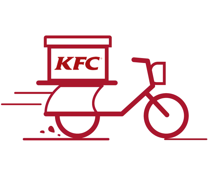 KFC Delivery Bike Icon