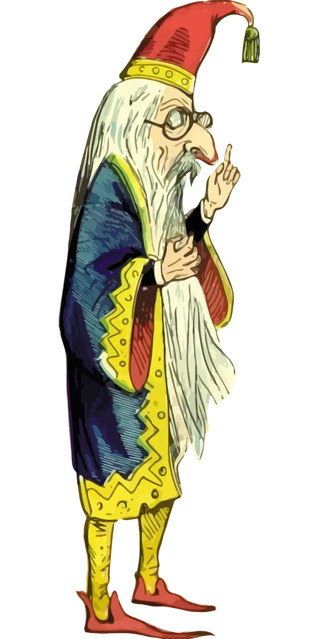 Old Wizard with Long Beard