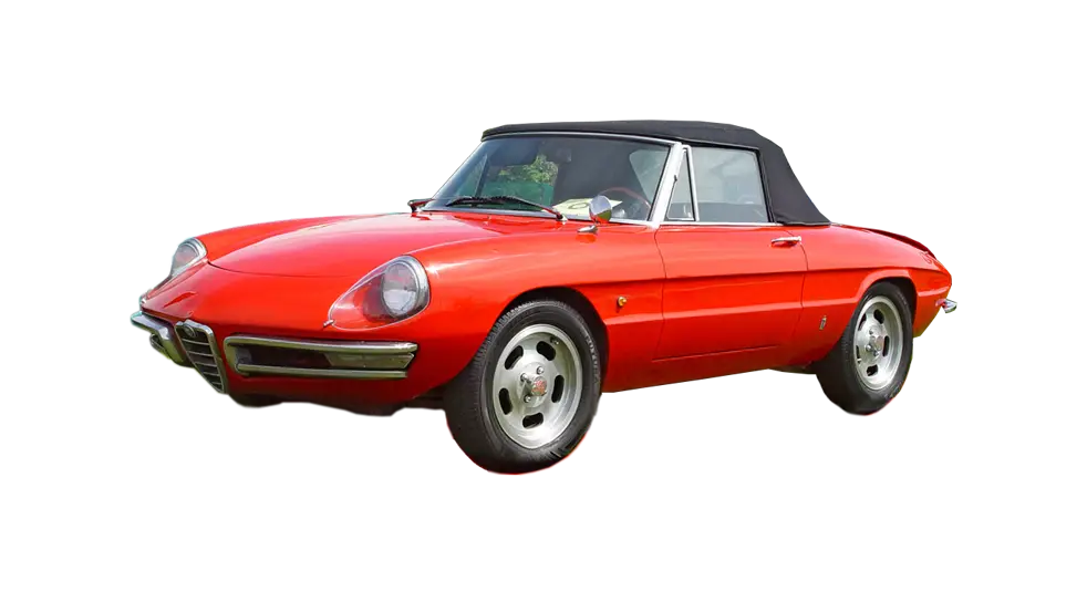 Red Convertible Vintage Car
