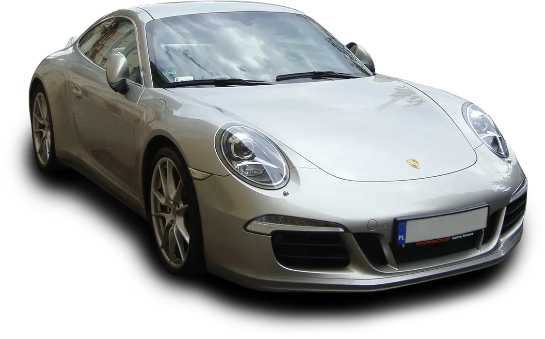 Silver Luxury Sports Car