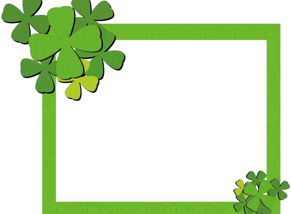 Green Clover Frame