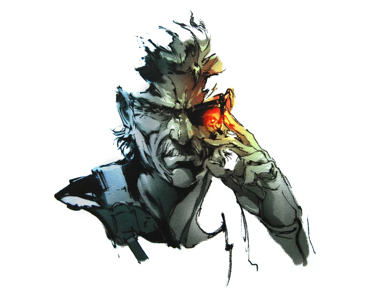 Character with Eyepatch Illustration