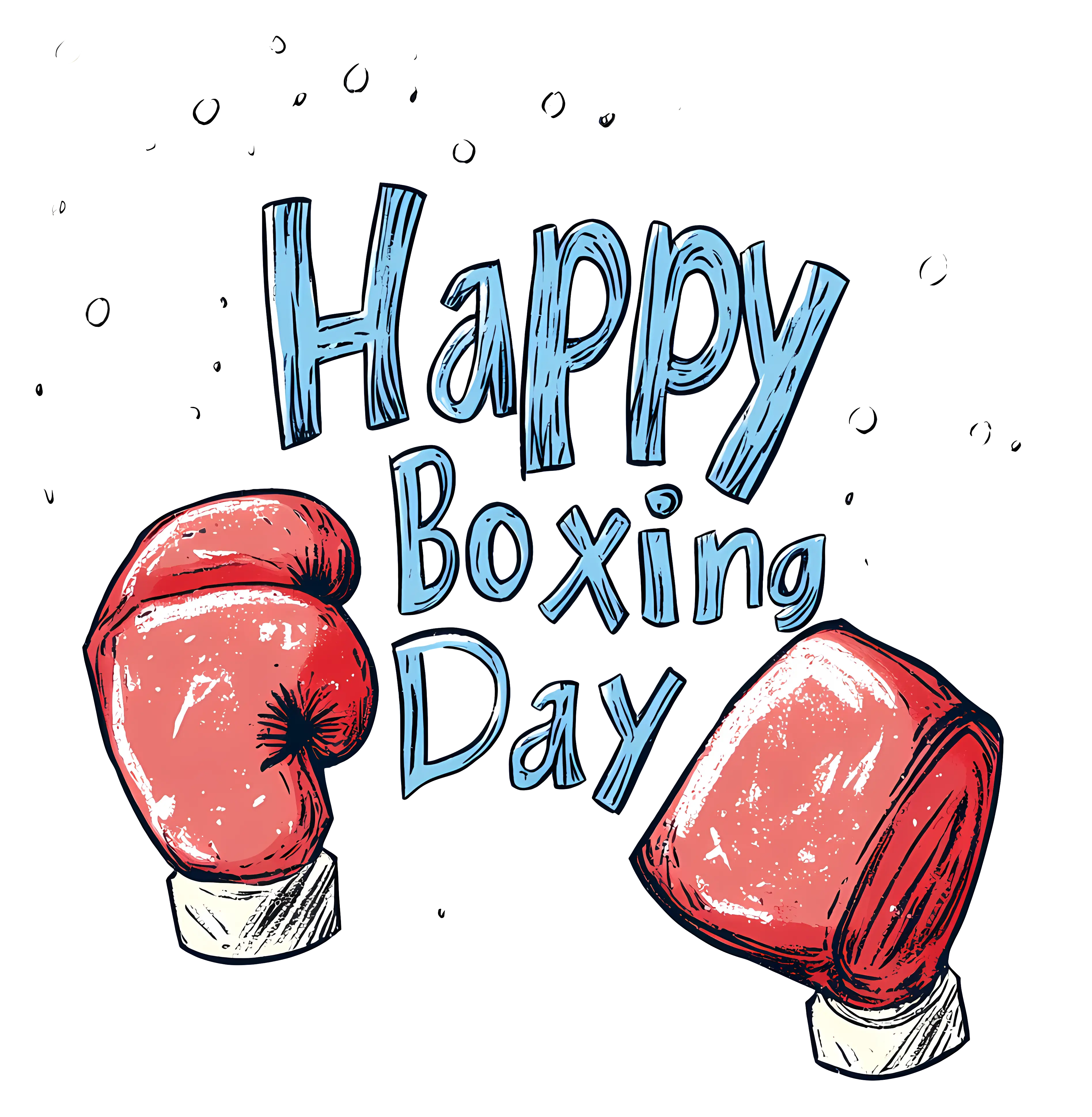 Boxing Gloves with Text