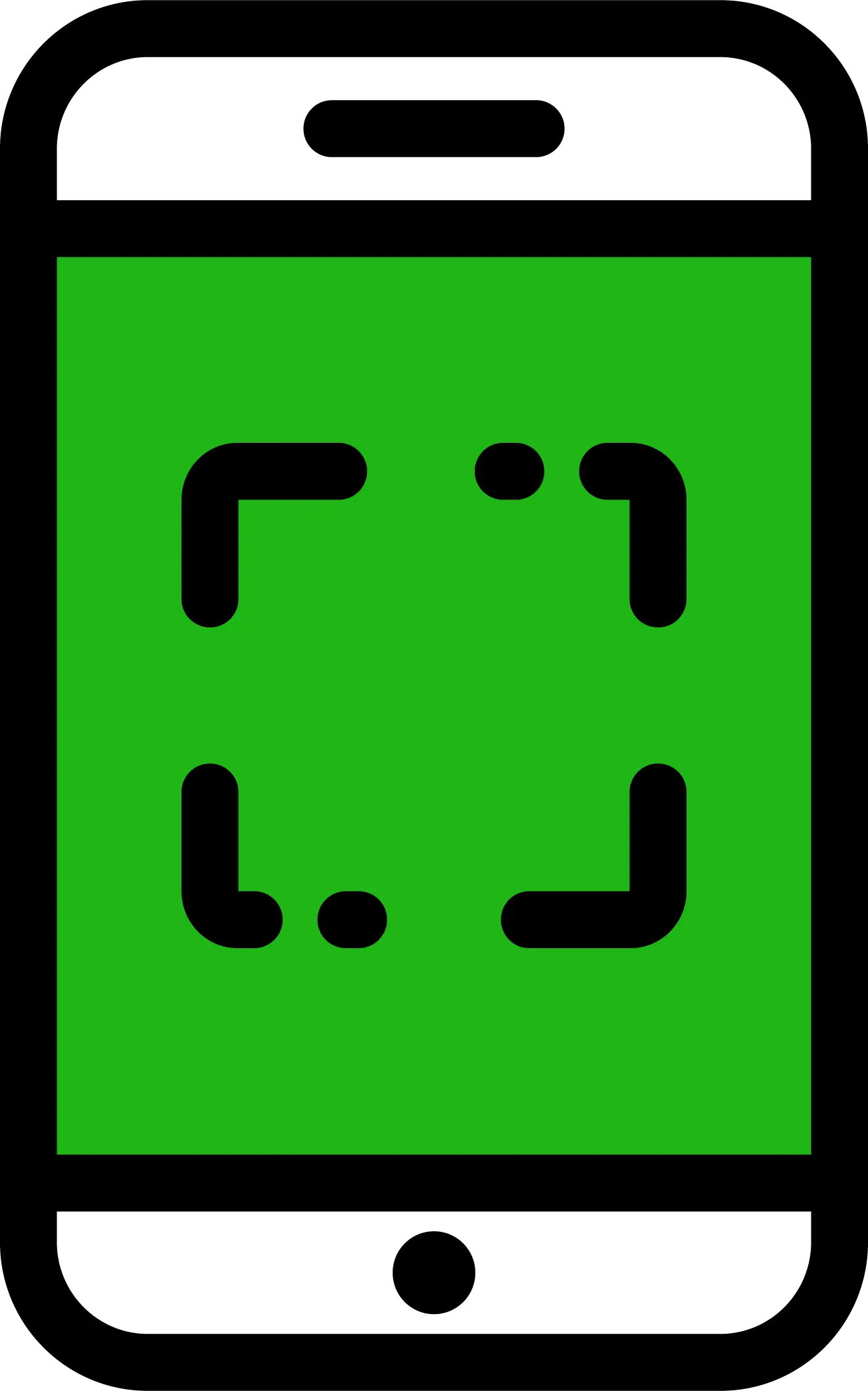 Green Smartphone Icon