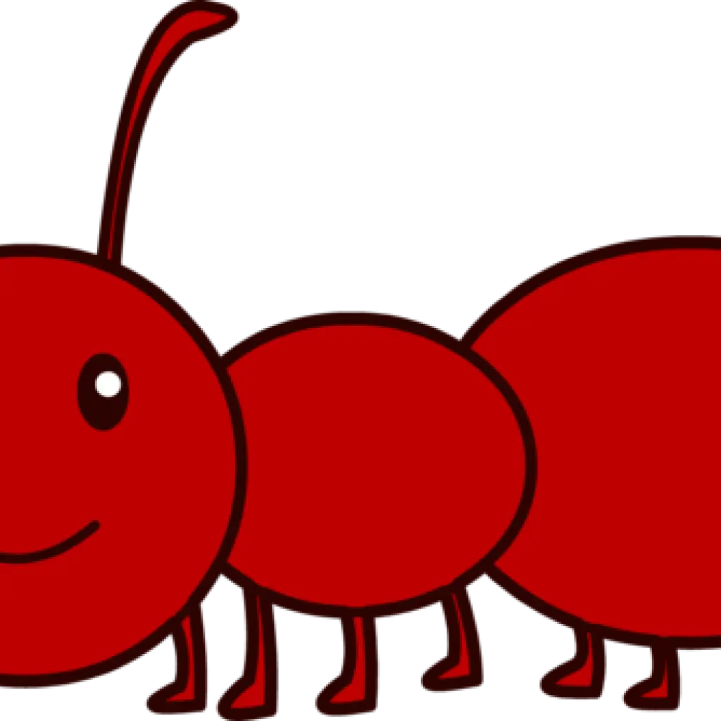 Cute Red Ant Cartoon