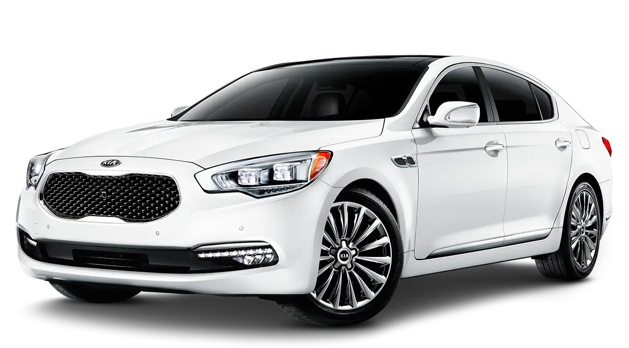 White Luxury Sedan
