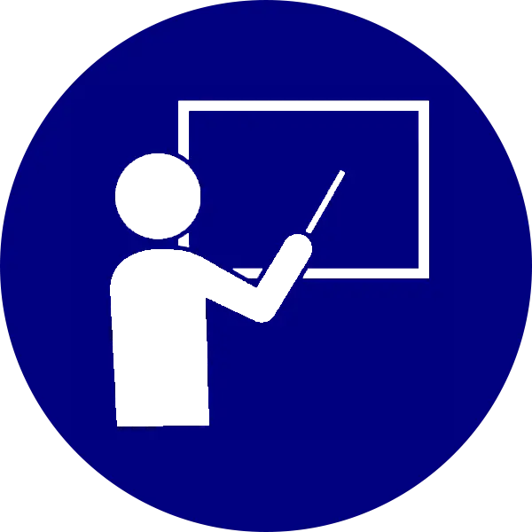 Teacher Icon for Education Concept