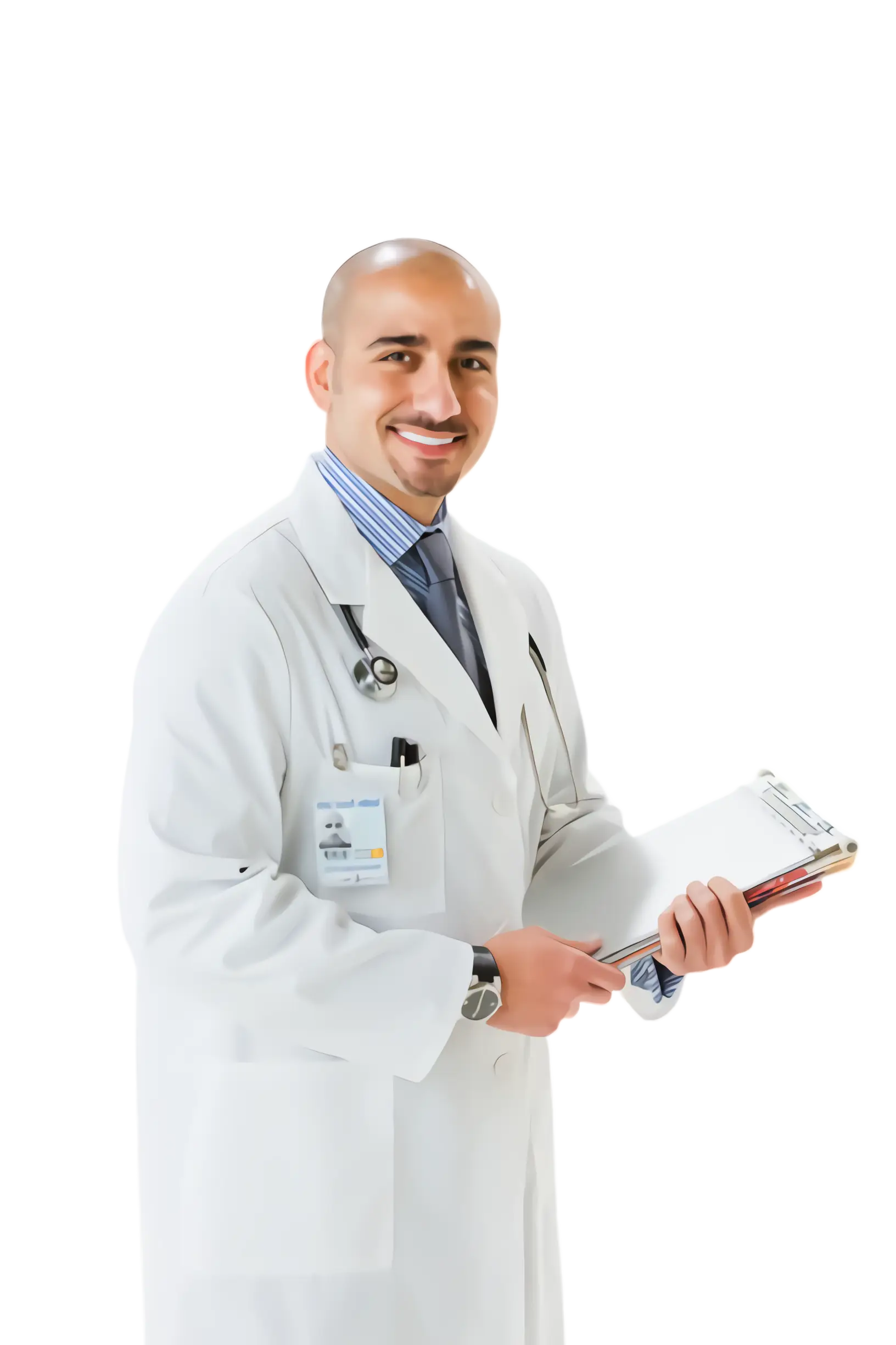 Doctor Holding Clipboard for Medical Checkups