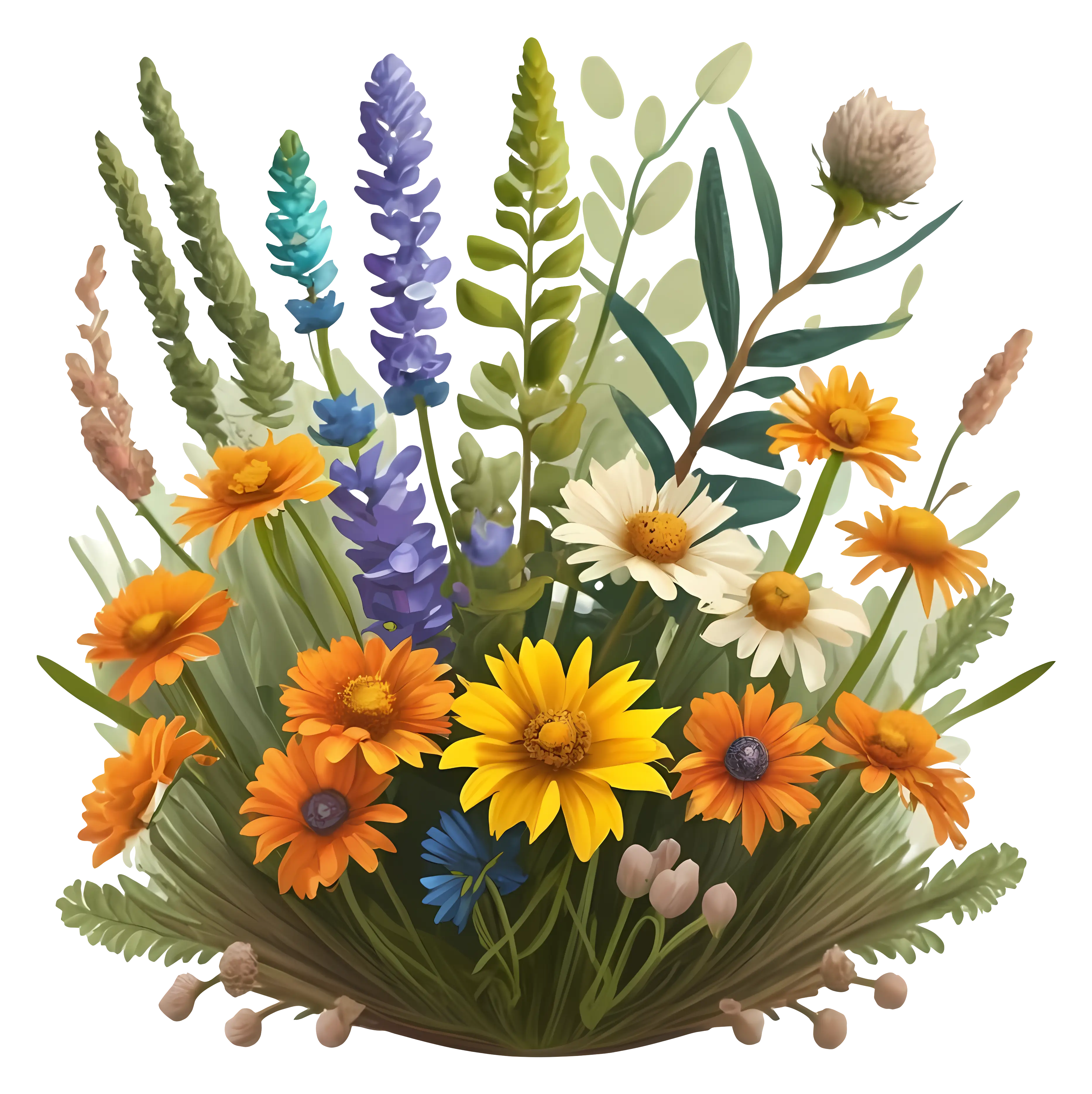 Colorful Wildflower Bouquet
