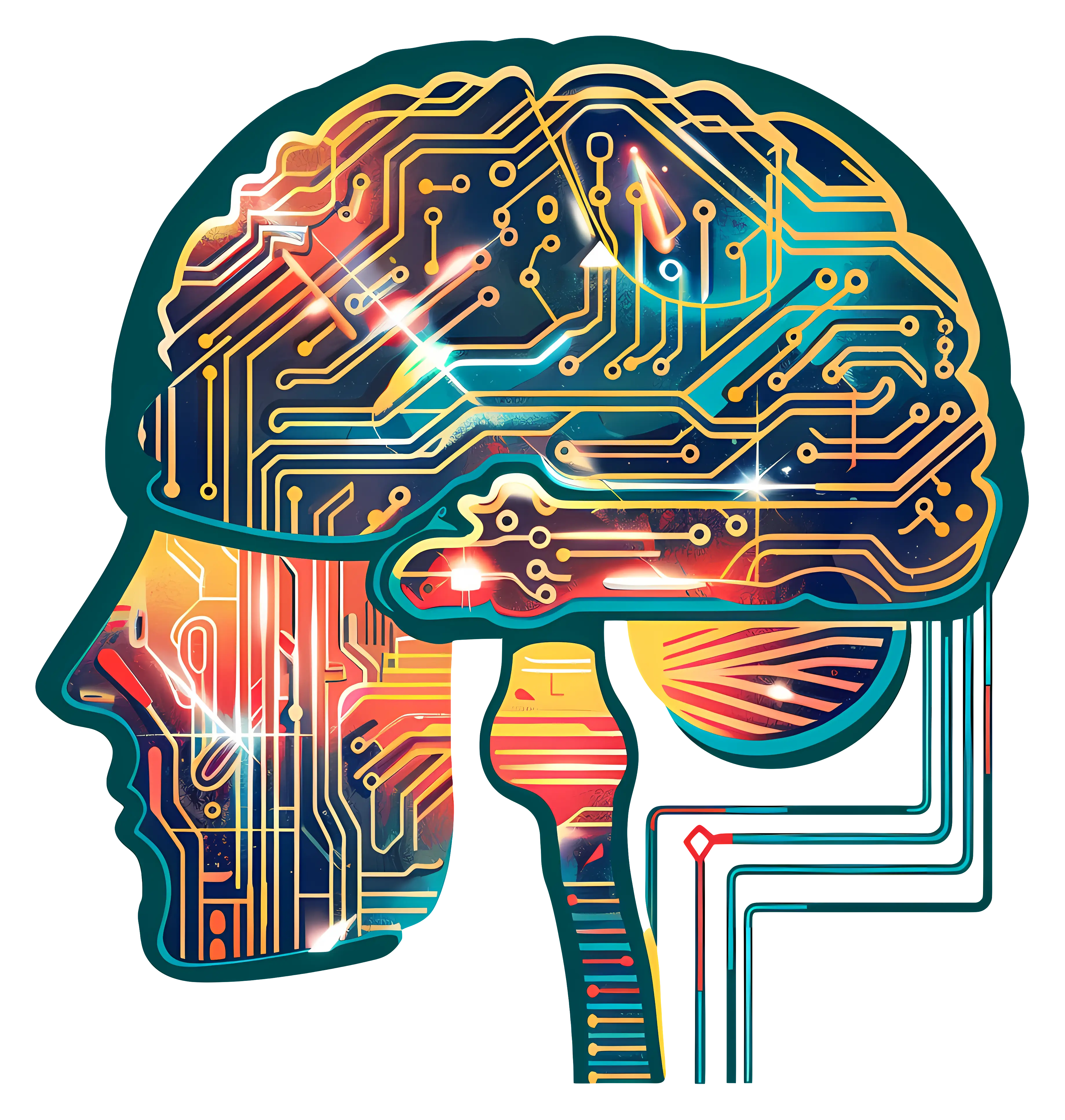 Digital Brain with Circuit Board Design