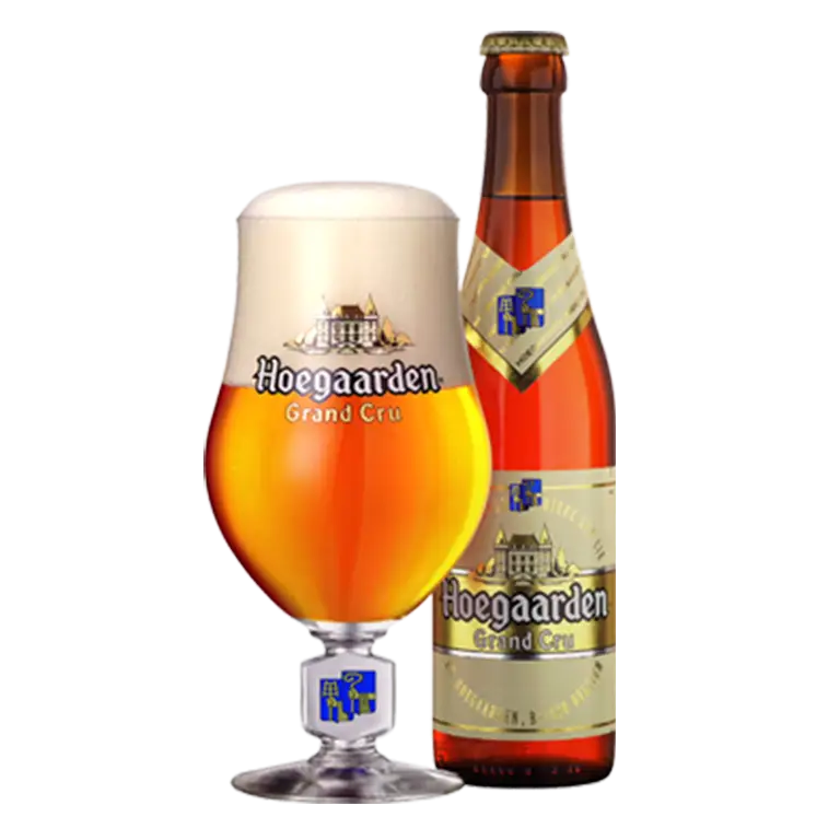 Hoegaarden Beer with Glass
