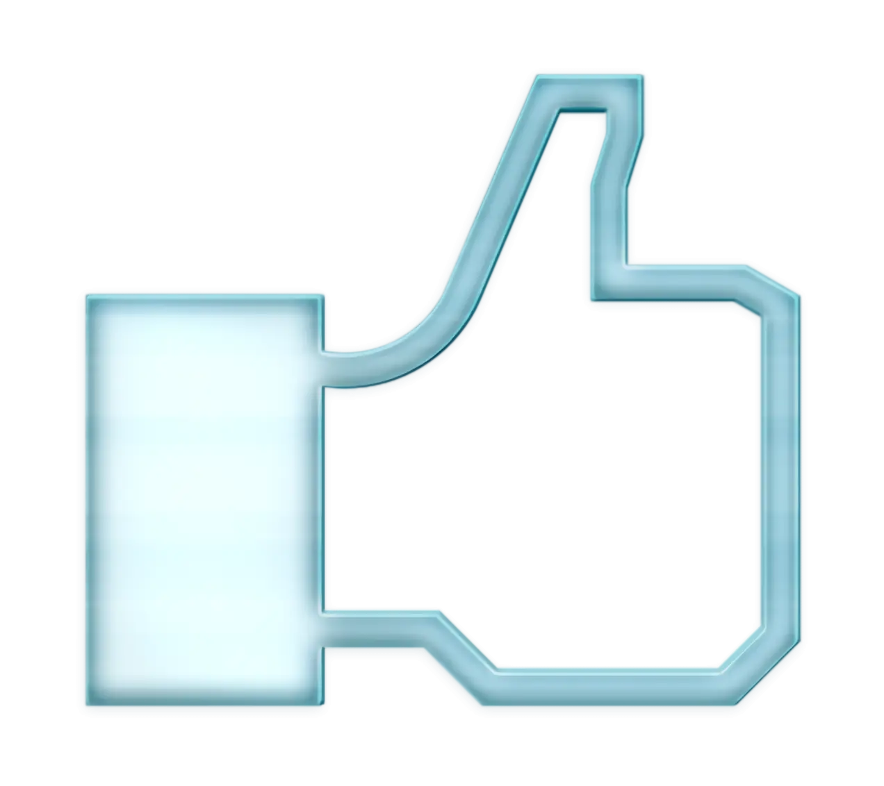 Blue Thumbs-Up Icon Illustration