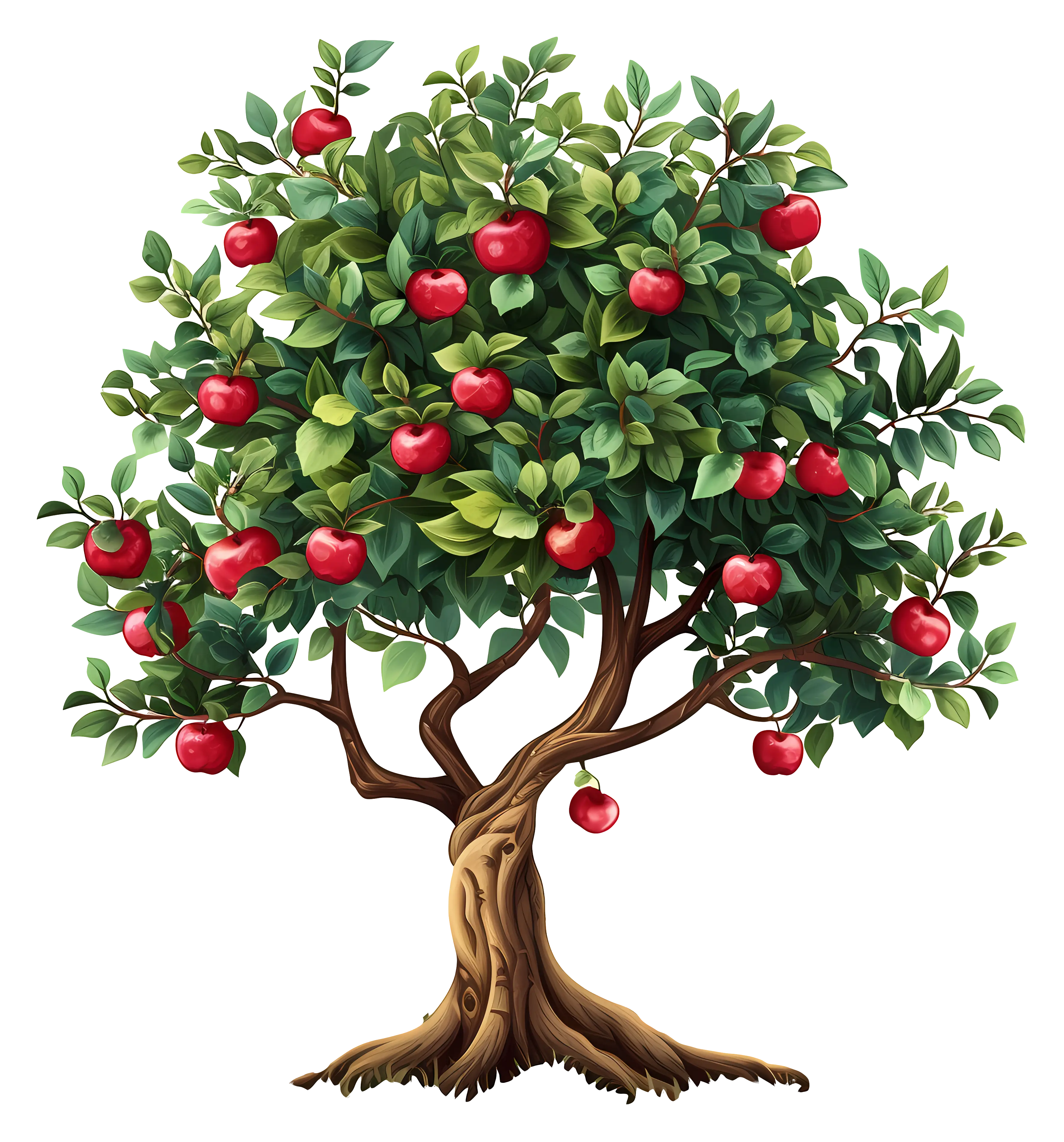 Illustration of Apple Tree