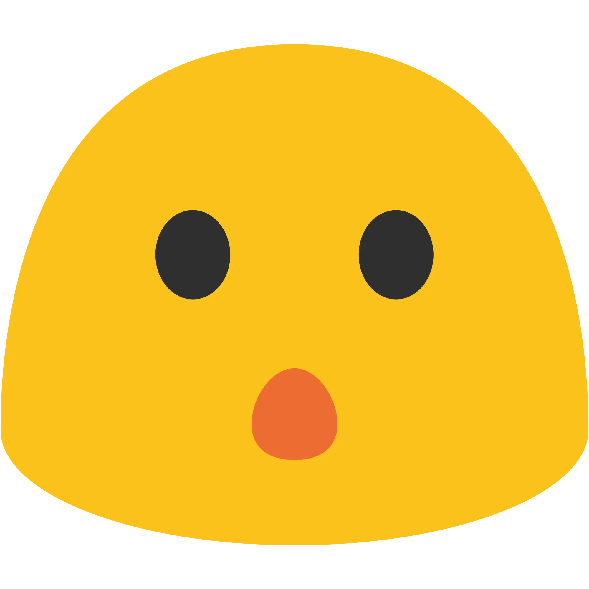 Yellow Surprised Emoji Illustration