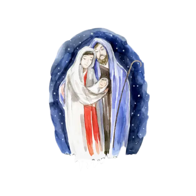 Holy Family Nativity Scene
