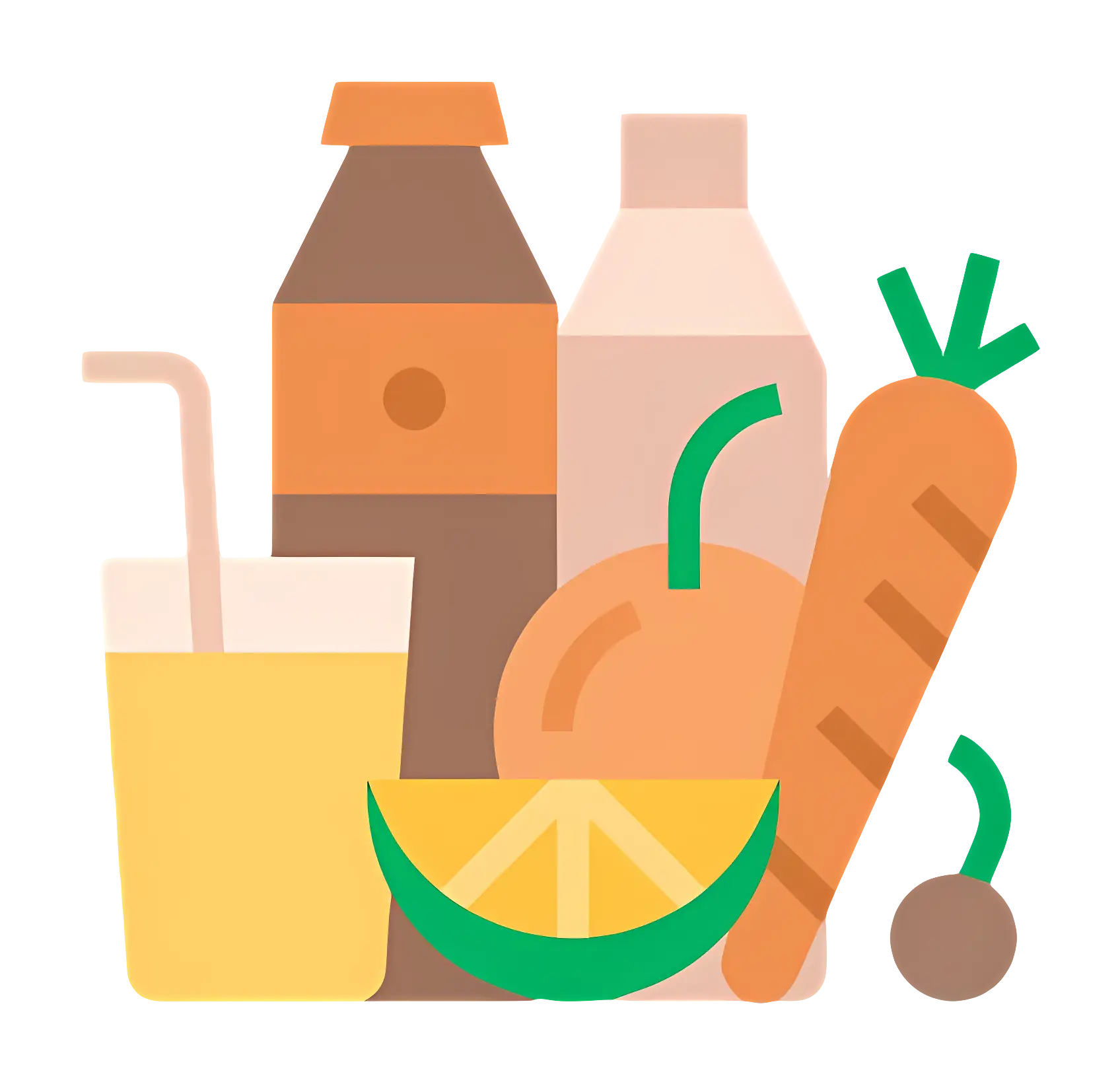Healthy Juice and Vegetables