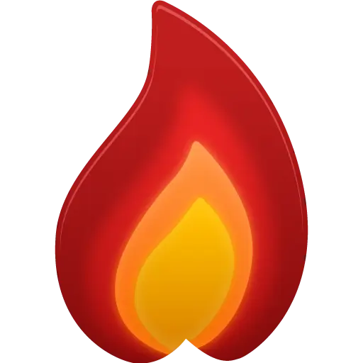 Red and Yellow Fire Flame